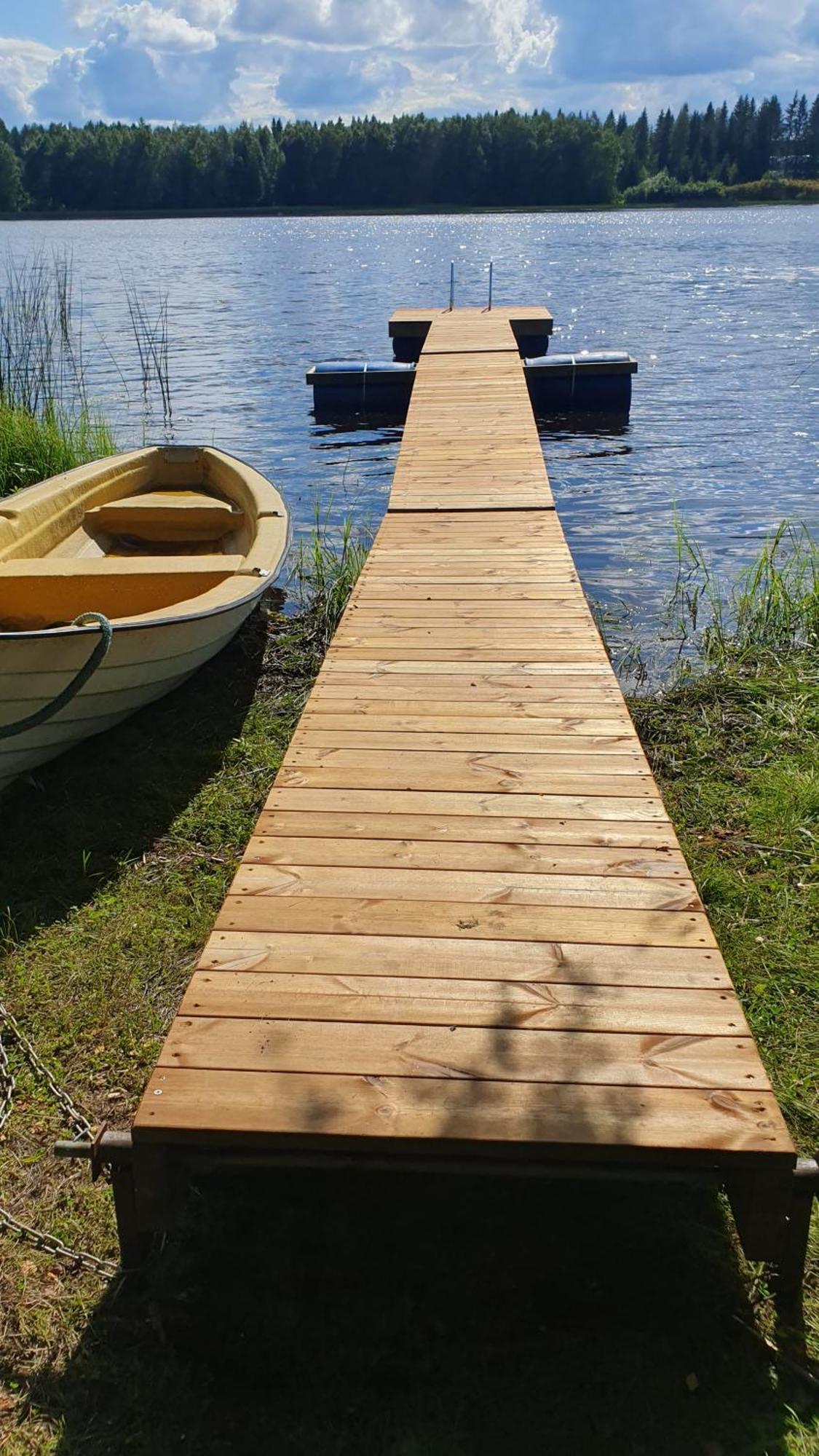 Viihtyisae Kolmio Jaerven Rannalla Haapavesi Extérieur photo
